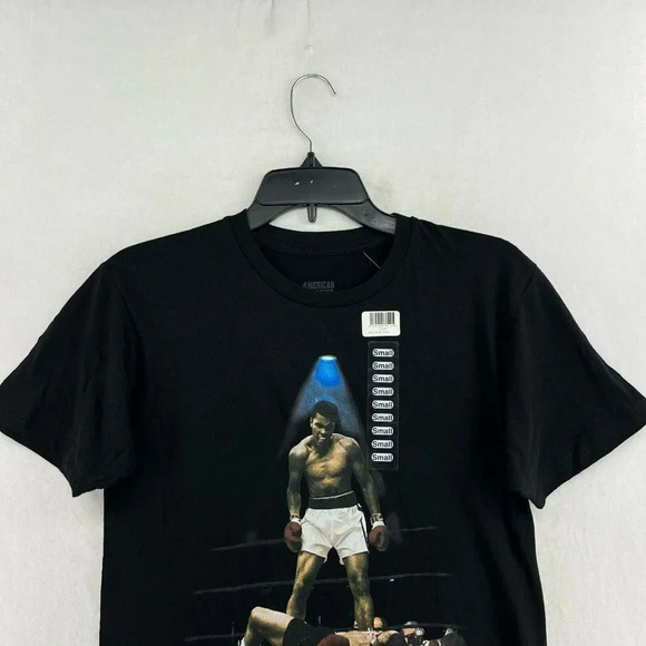 Muhammad Ali All Over Again Shirt Mens S Black Graphic Print American Classics - Picture 6 of 11